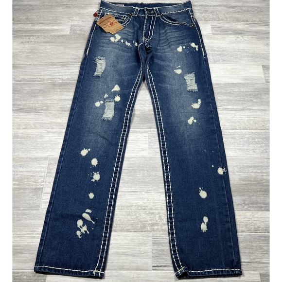 True Religion Other - $345 True Religion Billy Big T Jeans 30 Urban Cow Made IN USA NWT Y2K Denim NEW